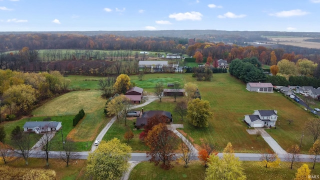 aerial view featuring a residential view