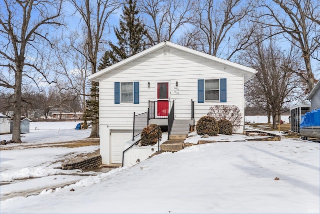 view of front of house featuring an attached garage