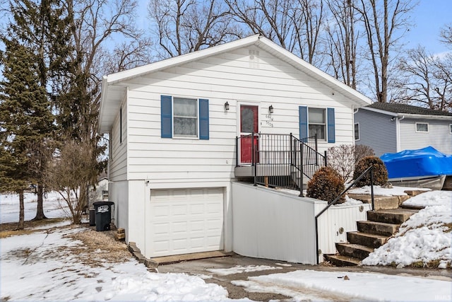 view of front of house featuring an attached garage