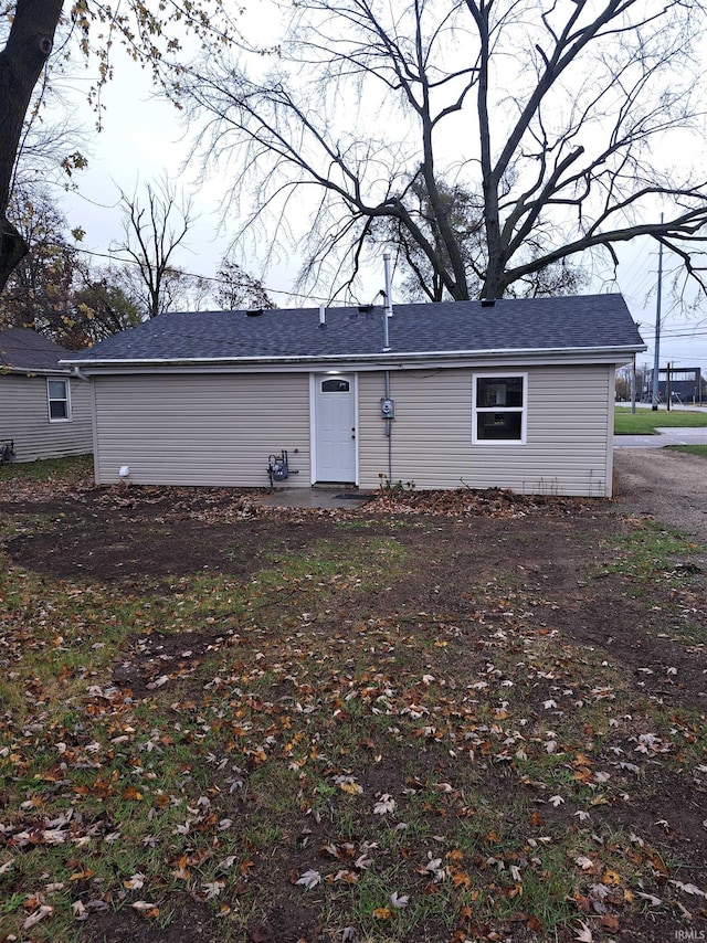 view of rear view of property