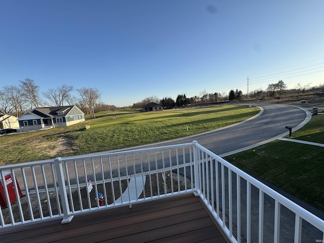 3337 Blarney Dr, South Bend, IN 46628 - view of wooden deck
