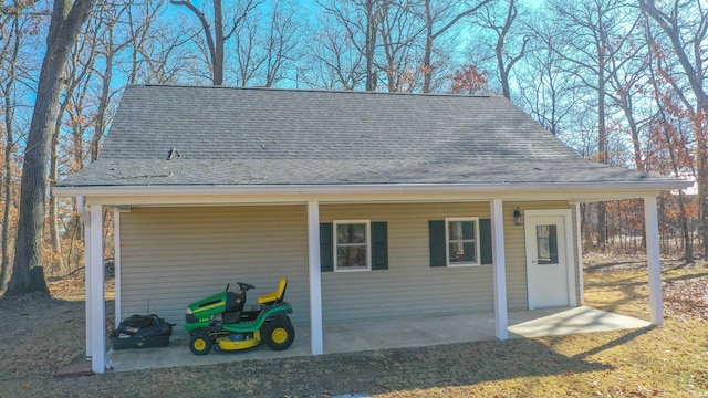 view of outbuilding