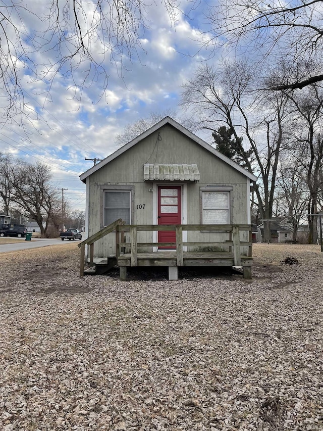 view of bungalow-style house