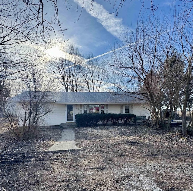 view of ranch-style house