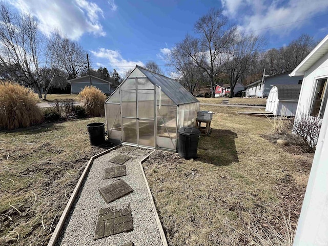 view of greenhouse