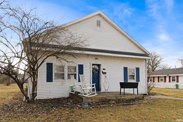 view of bungalow-style house