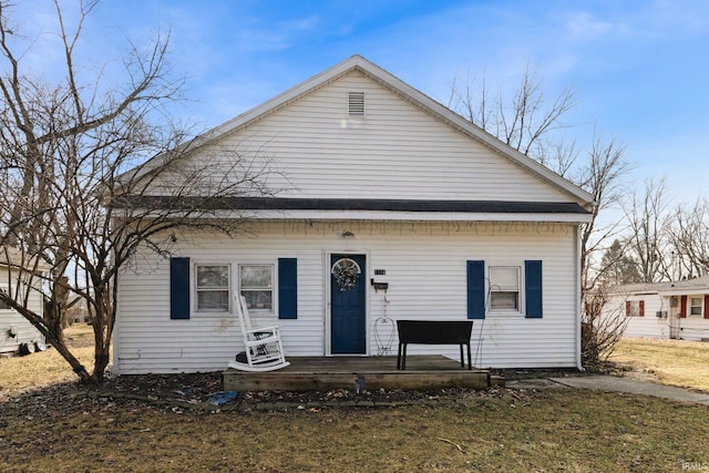 view of bungalow