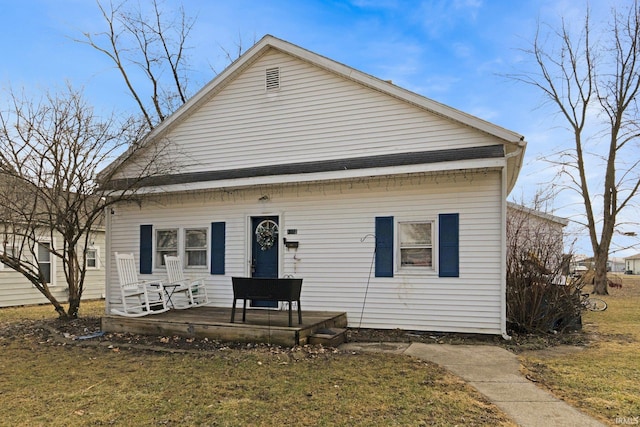 view of bungalow-style home