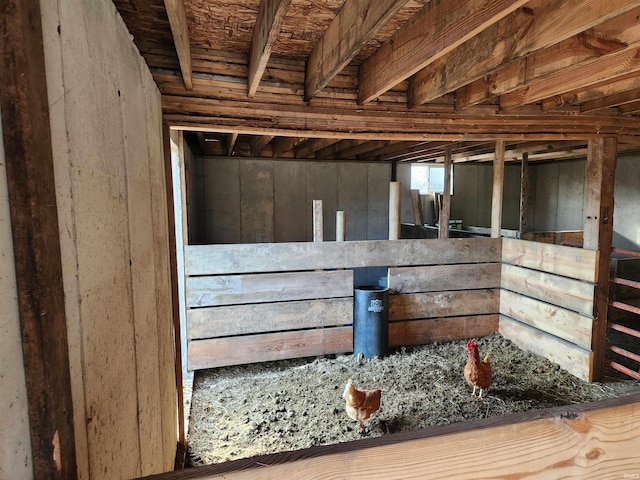 view of horse barn