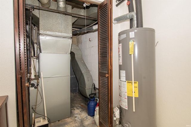 utilities with water heater