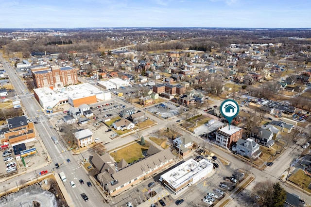 316 S Monroe St, Muncie, IN 47305 - drone / aerial view