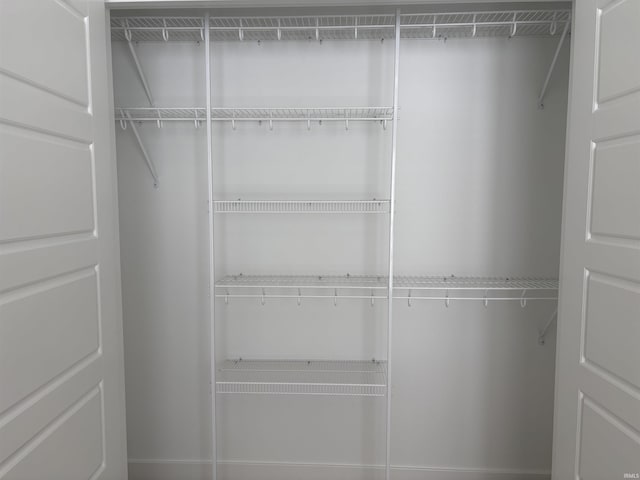 view of closet