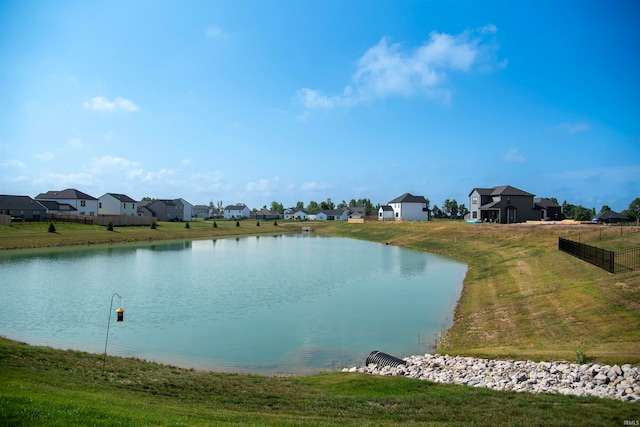 water view with a residential view