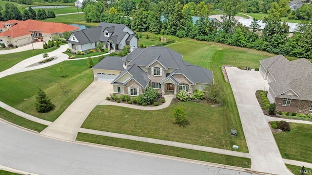 drone / aerial view featuring a residential view