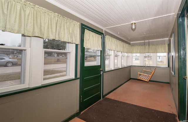 view of horse barn