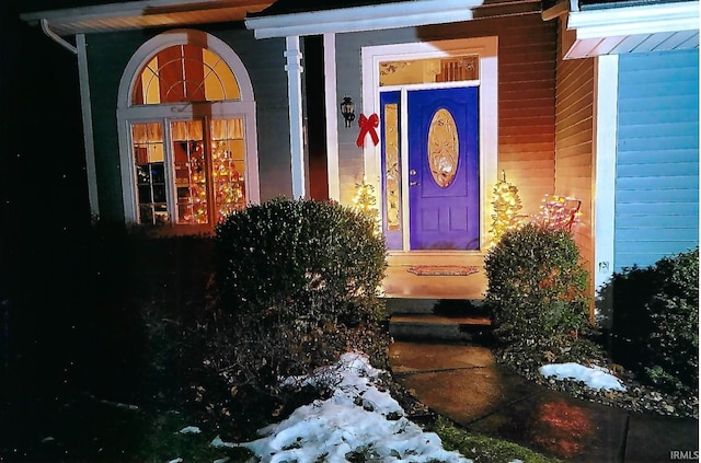 view of entrance to property