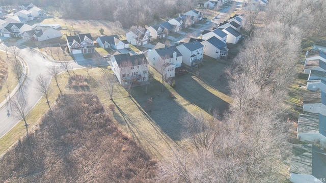 aerial view featuring a residential view