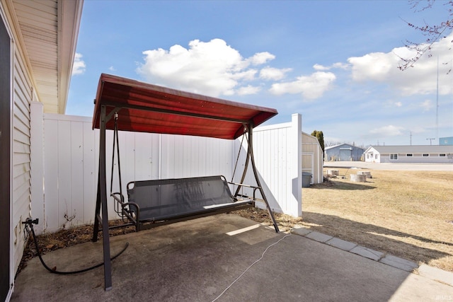 view of patio