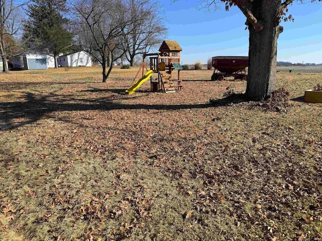 view of play area