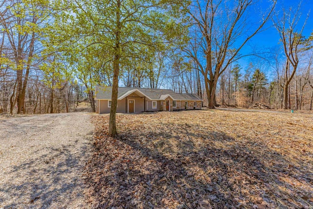 view of ranch-style home