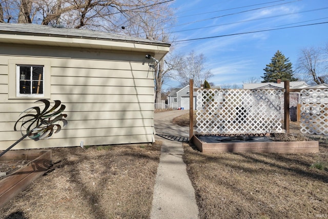 view of property exterior