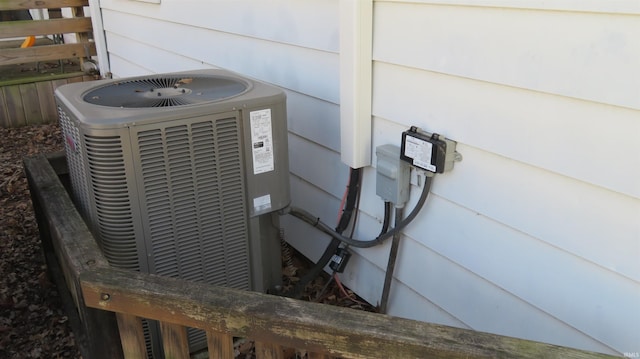 exterior details featuring central AC unit