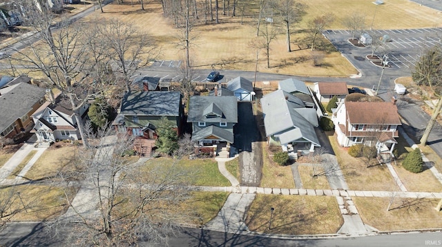 birds eye view of property featuring a residential view