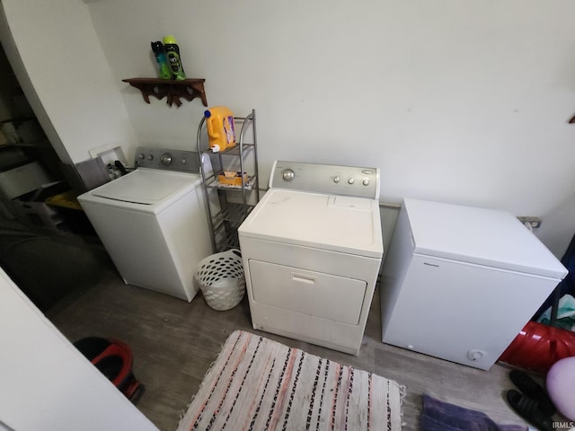 laundry room featuring laundry area and washer and dryer