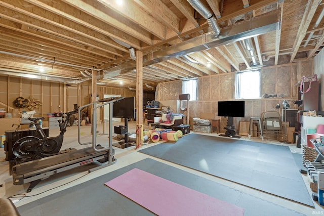 view of exercise room