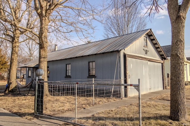 exterior space with fence