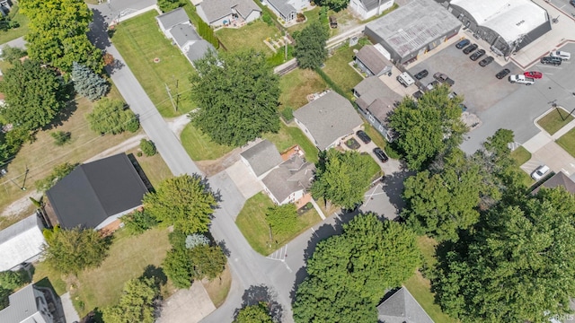 bird's eye view featuring a residential view