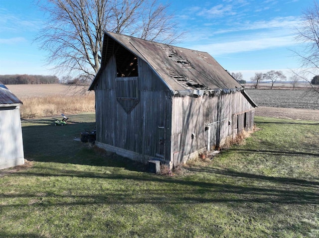 view of outdoor structure with an outdoor structure