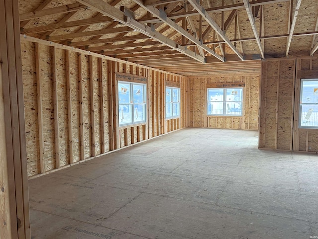 miscellaneous room featuring a wealth of natural light