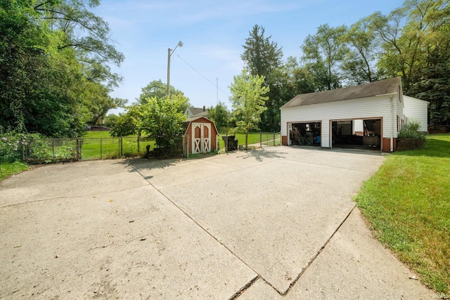 exterior space with fence