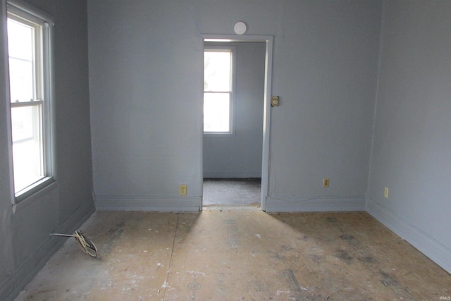 view of unfurnished room