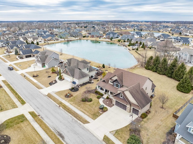 birds eye view of property featuring a residential view