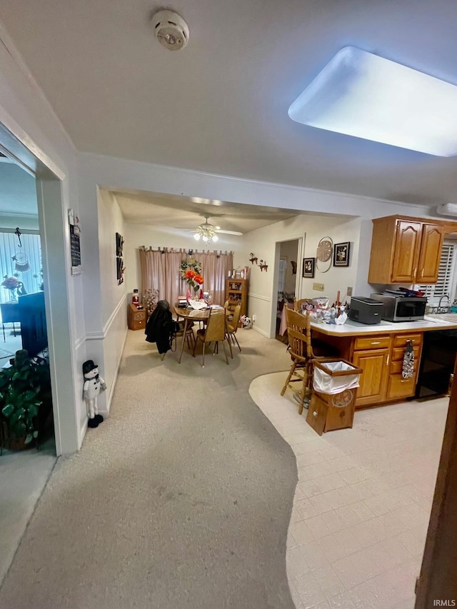 view of dining room