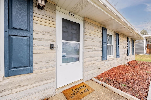 view of entrance to property