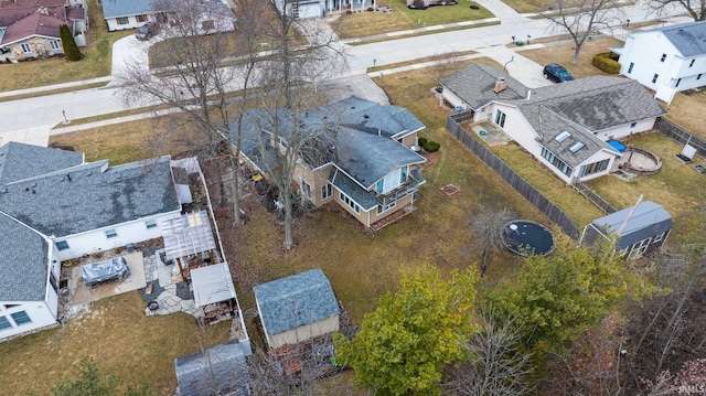 birds eye view of property featuring a residential view