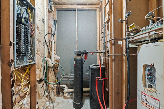 utility room with electric panel