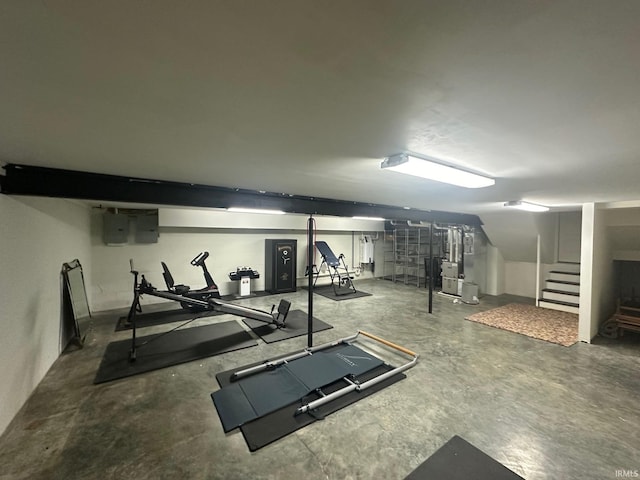 view of workout area