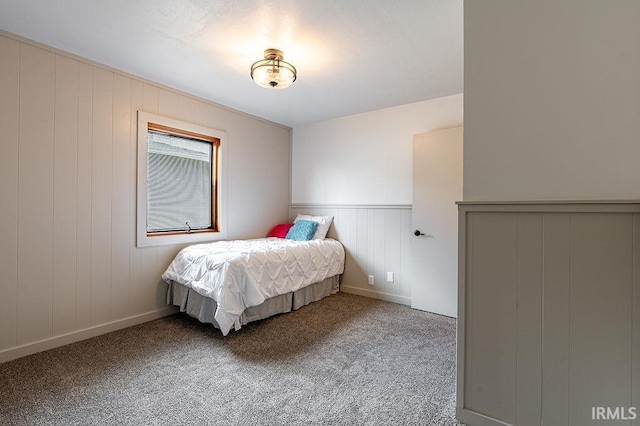 bedroom with carpet floors