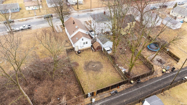 aerial view featuring a residential view