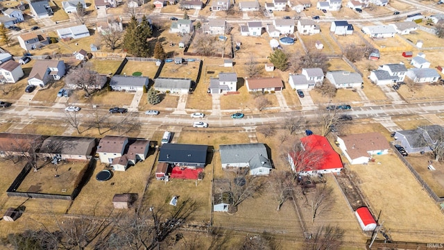 drone / aerial view featuring a residential view