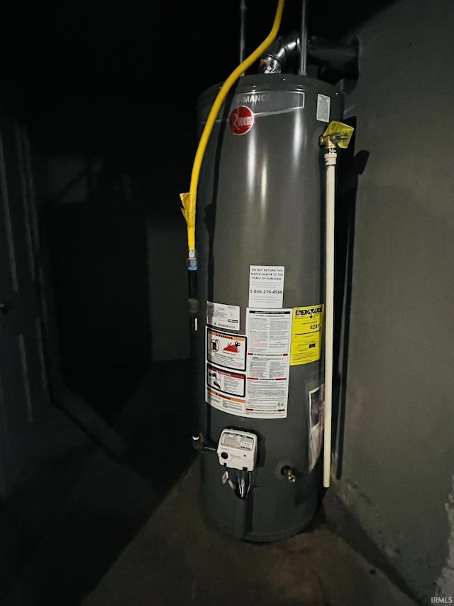 utilities with gas water heater