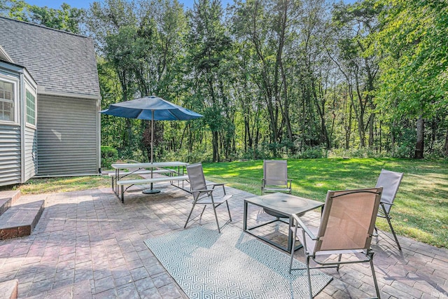 view of patio / terrace with outdoor dining space