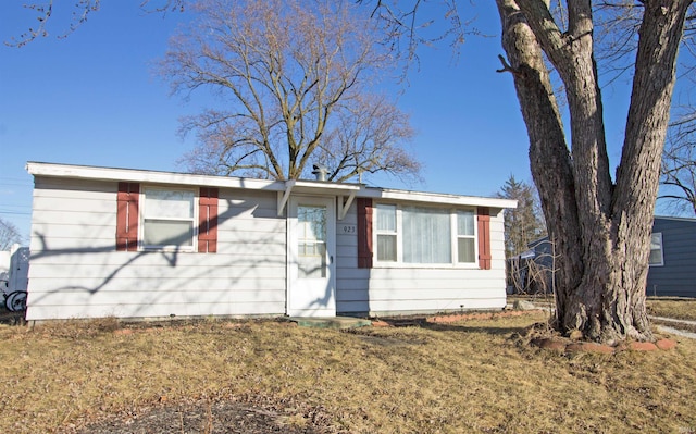 view of front of property