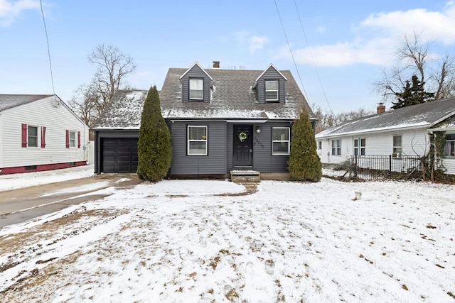 view of front of house with an attached garage