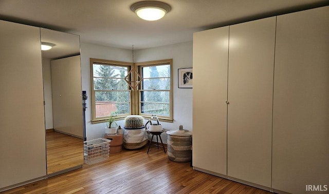 interior space featuring hardwood / wood-style floors