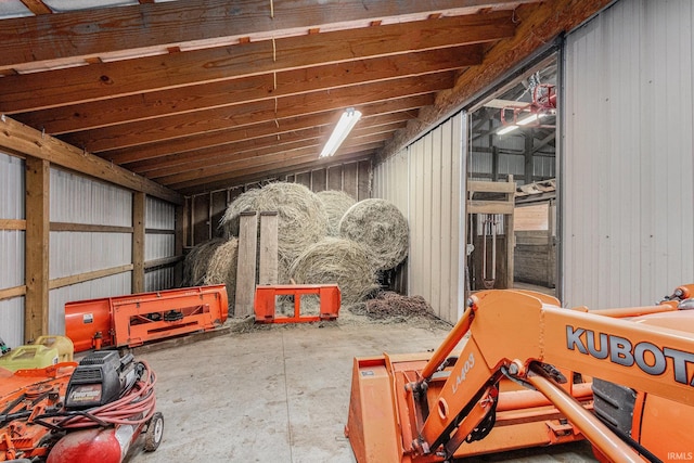 storage area with a garage